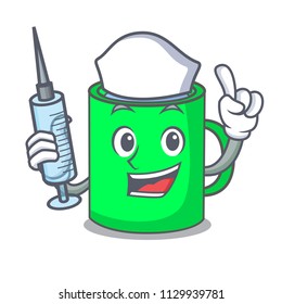 Nurse mug character cartoon style