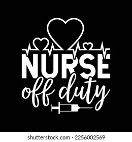 Nurse Off Duty Funny Summer Beach Holiday for RN Nurse