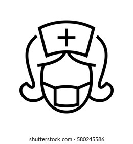 Nurse Outline Icon
