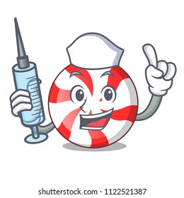 Nurse peppermint candy character cartoon