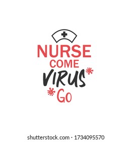 Nurse phrase quote lettering typography