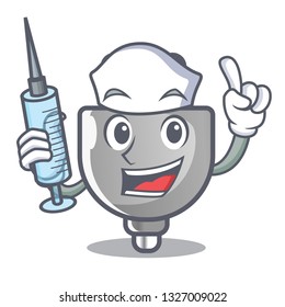 Nurse power plug in the character shape
