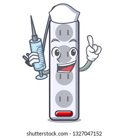 Nurse power strip attaches the cartoon table