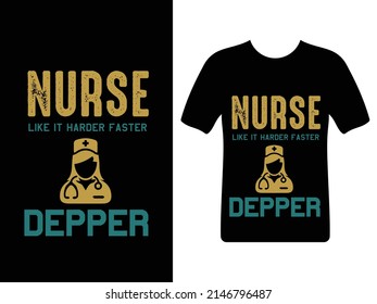 Nurse practitioner t-shirt design. Nurse t-shirt, nursing, correctional nurse, doctor, practitioner t shirt design template. T shirt vector. Heart of a Nurse vector design