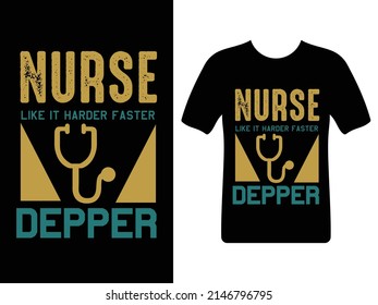  Nurse practitioner t-shirt design. Nurse t-shirt, nursing, correctional nurse, doctor, practitioner t shirt design template. T shirt vector. Heart of a Nurse vector design