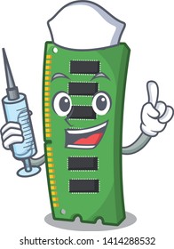Nurse RAM memory card the mascot shape