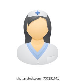 Nurse Realistic Icons Collection Professional Realistic Stock Vector ...