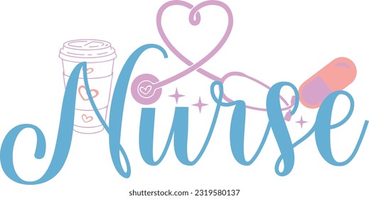 Nurse Retro Sublimation Design Bundle