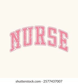 Nurse - Retro vintage Valentine T-shirt Design
