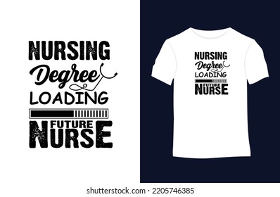 Nurse saying and quote vector t-shirt design. Suitable for tote bags, stickers, mugs, hats, and merchandise	