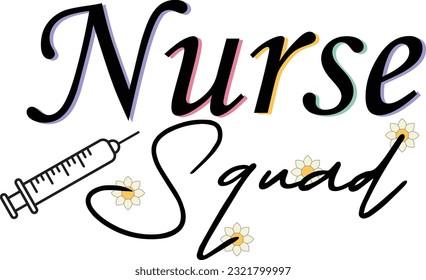 Nurse Squad - Stethoscope shape with text - STOP coronavirus, doctor t-shirt.