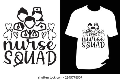 Nurse squad trendy t shirt