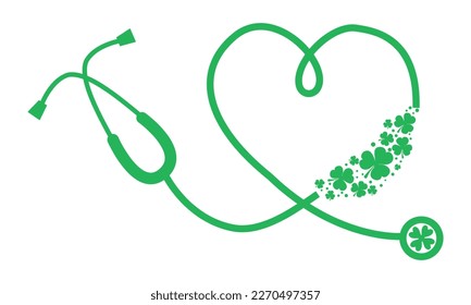 Nurse St Patricks Day Nurse Shamrock Vector and Clip Art