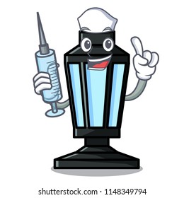 Nurse street lamp character cartoon