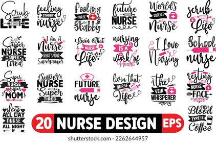 Nurse SVG Bundle, Nurse Quotes SVG, Doctor Svg, Nurse Superhero, Nurse Svg Heart, Stethoscope, Cut Files For Cricut, Silhouette svg