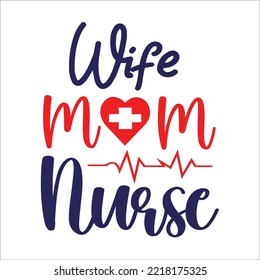 Nurse svg design cut file