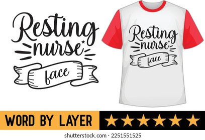 Nurse svg t shirt design