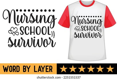 Nurse svg t shirt design