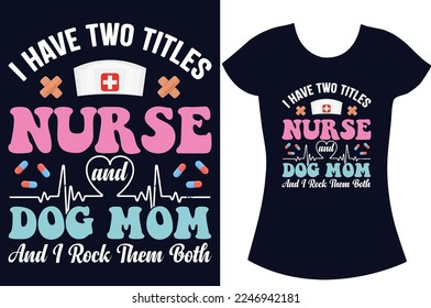 Nurse SVG typography t shirt design.Nurse shirt design, Retired-nurse and school nurse t shirt gift design. svg