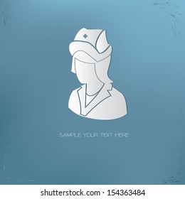 Nurse symbol,vector