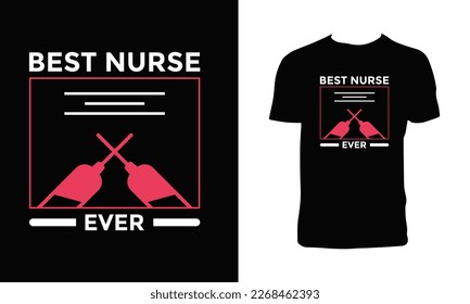 Nurse T Shirt And Apparel Design. 