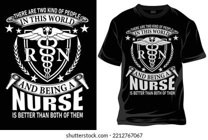 Nurse T Shirt Design, Black And With Nurse T Shirt Design