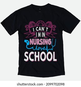 Nurse t shirt design for nurse lover