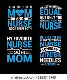 Nurse t shirt design. Nurse and mom t shirt design. Nurse typography t shirt design vector file 