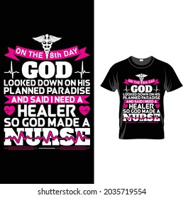 NURSE T SHIRT DESIGN TEMPLATE
