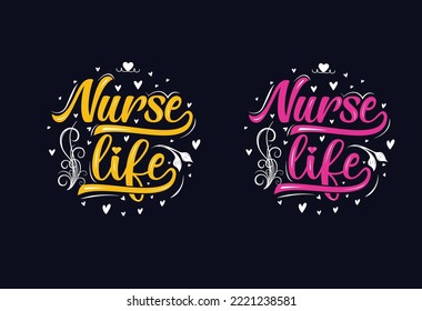 Nurse T Shirt Design Template