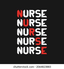 nurse t shirt design typographic quotes vector graphic poster design.