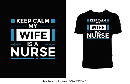 Nurse T Shirt Design And Vector Illustration. 