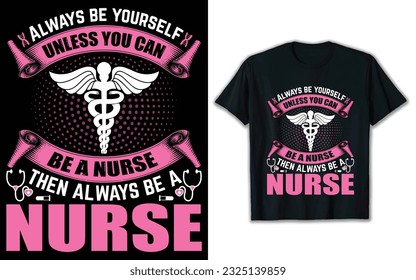 Nurse t shirt design, Vector design