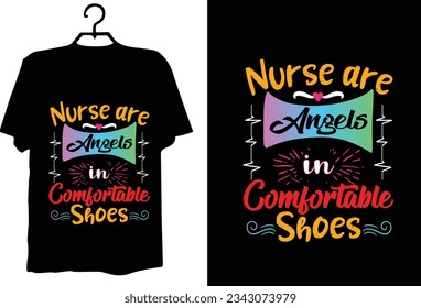 Nurse t shirt design vector
