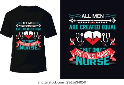Nurse T Shirt Design Vector