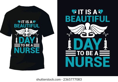 Nurse T Shirt Design Vector