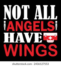 Vector de diseño de camiseta de enfermera
