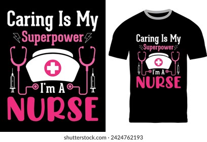 Nurse T shirt Design for women