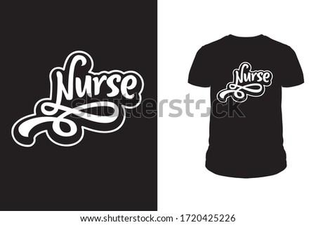 Nurse T shirt vector design