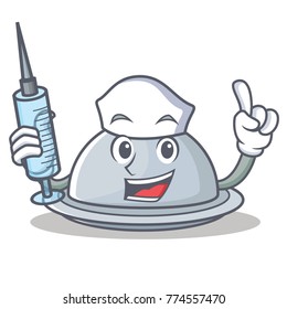 Nurse tray character cartoon style
