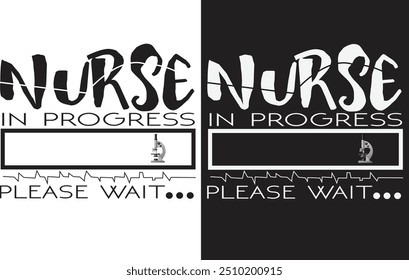 Nurse t-shirt design about nurse in process 