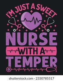 Nurse T-shirt design and craft files,Digital download.most treandy Nurse t-shirt design