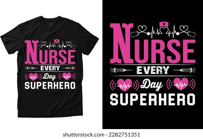 Nurse T-shirt design, and Custom Nurse T-shirt