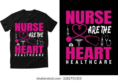 Nurse T-shirt design, and Custom Nurse T-shirt