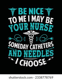 nurse t-shirt design, hospital, medical, typography, label, 