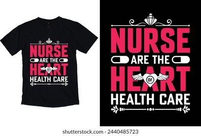 “Unique Nurse T-Shirt Design for Medical Professionals Nurses day typographic quotes design bundle