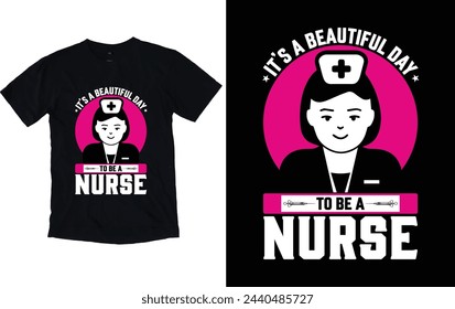 “Unique Nurse T-Shirt Design for Medical Professionals Nurses day typographic quotes design bundle