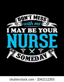 Nurse t-shirt design nursing tshirt vector printing ready for clothing, mug, sticker, poster