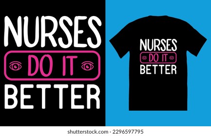 Nurse t-shirt design, nurse practitioner t shirt design template, Vector graphic, Medical element with syringe vector.
