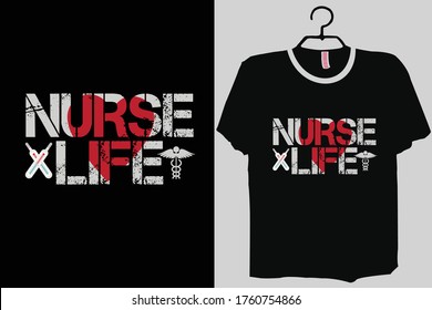 Nurse tshirt design, Nurse saying and quote design  nurse life T Shirt